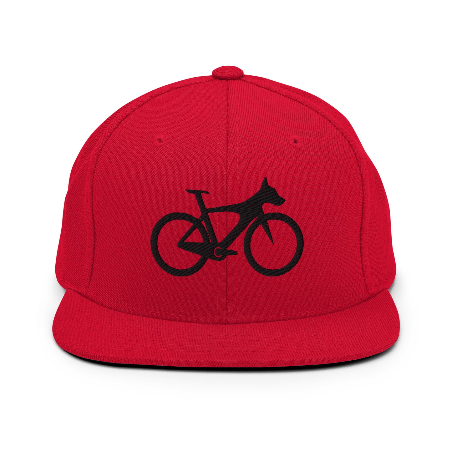 Cycle Canine 3D Puff Embroidered Snapback Hat