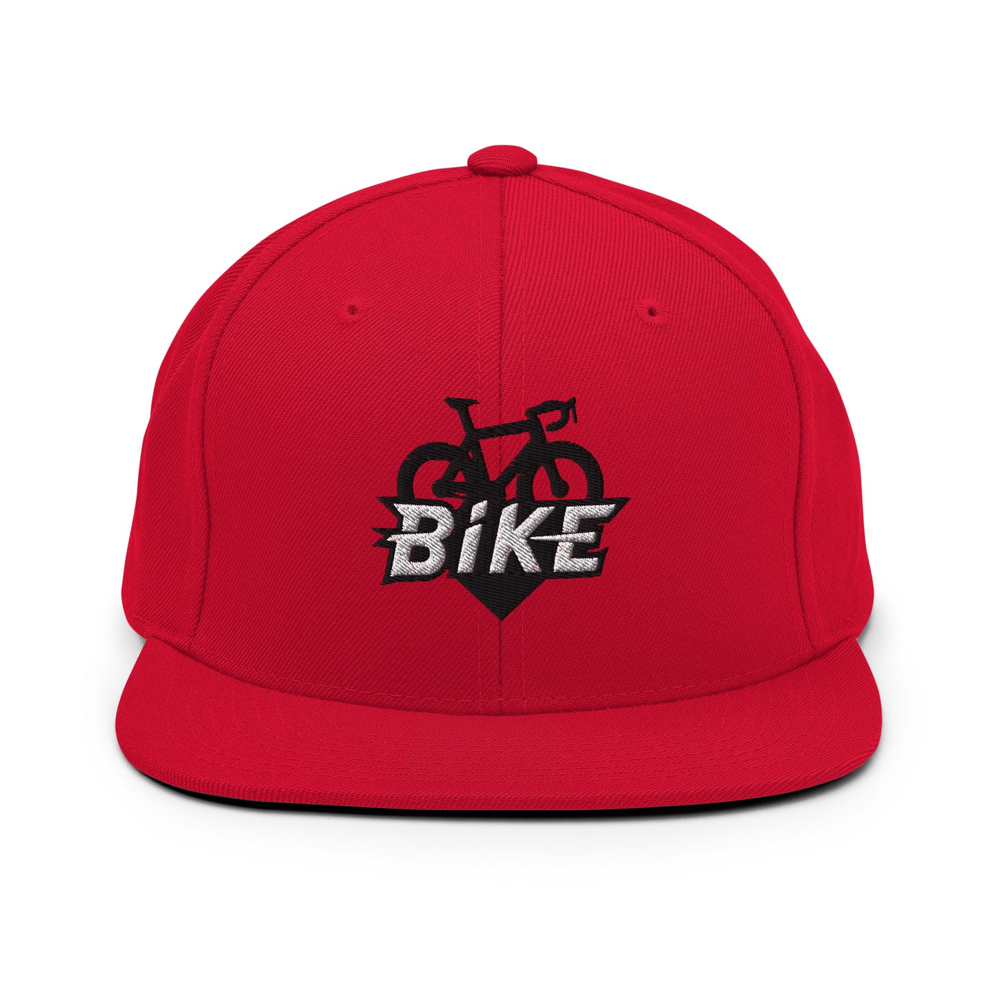 Race Bike Logo 3D Puff Embroidered Snapback Hat