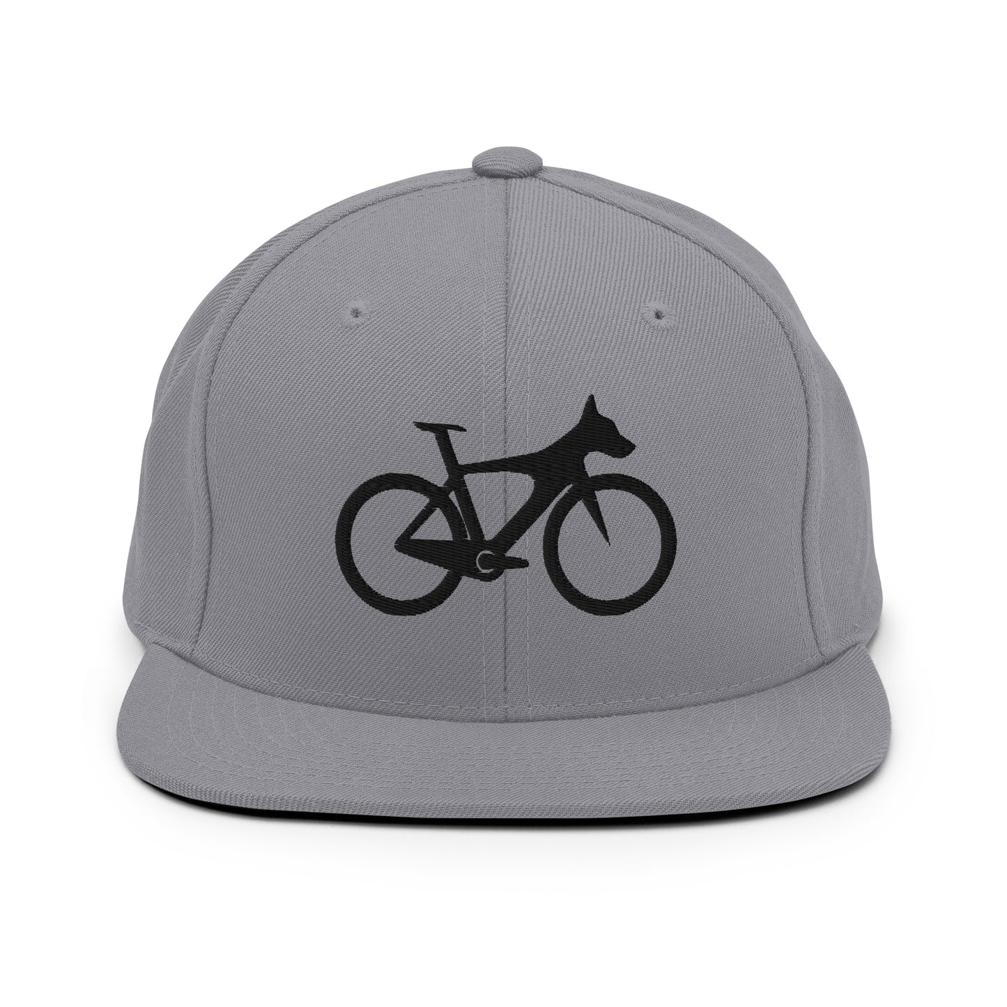 Cycle Canine 3D Puff Embroidered Snapback Hat