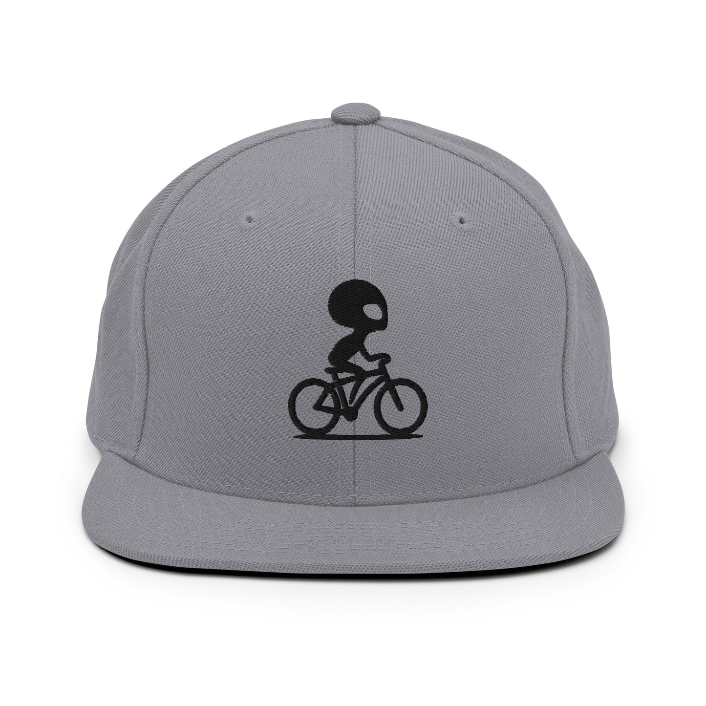 Alien Bike 3D Puff Embroidered Snapback Hat