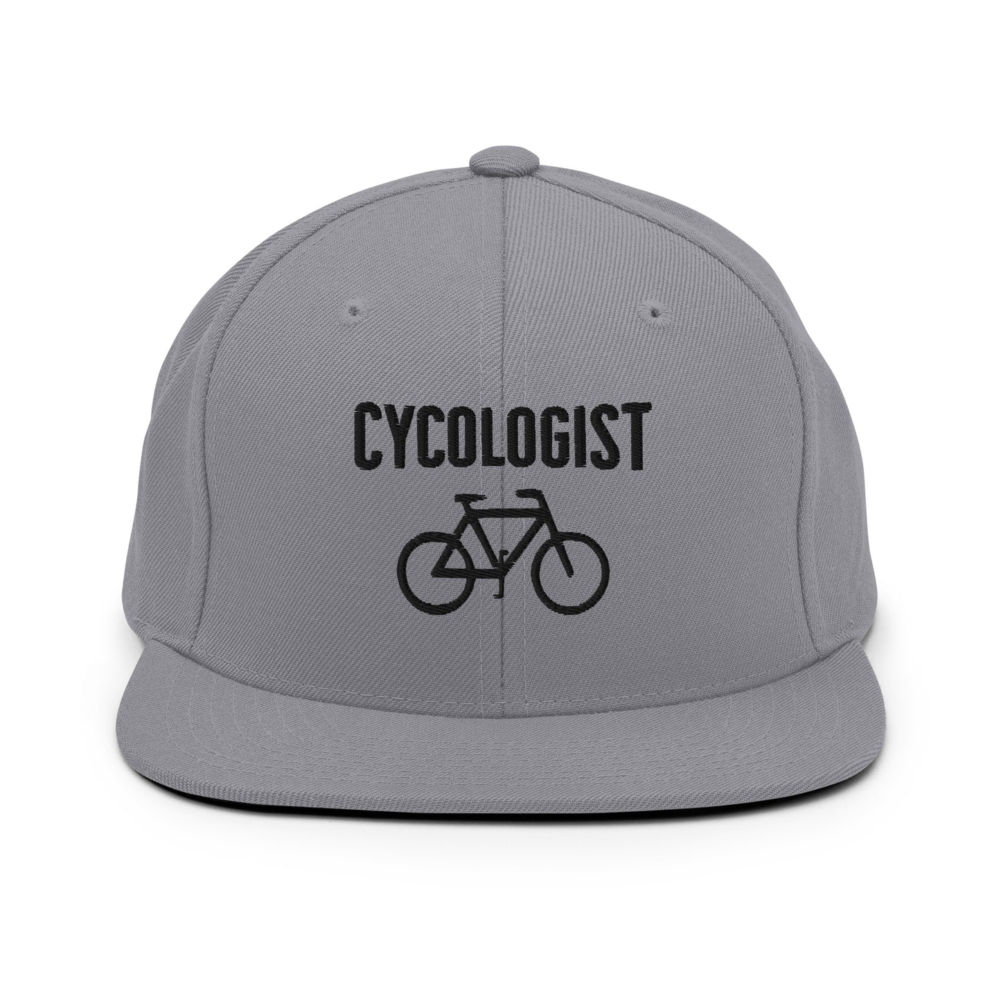 Cycologist 3D Puff Embroidered Snapback Hat