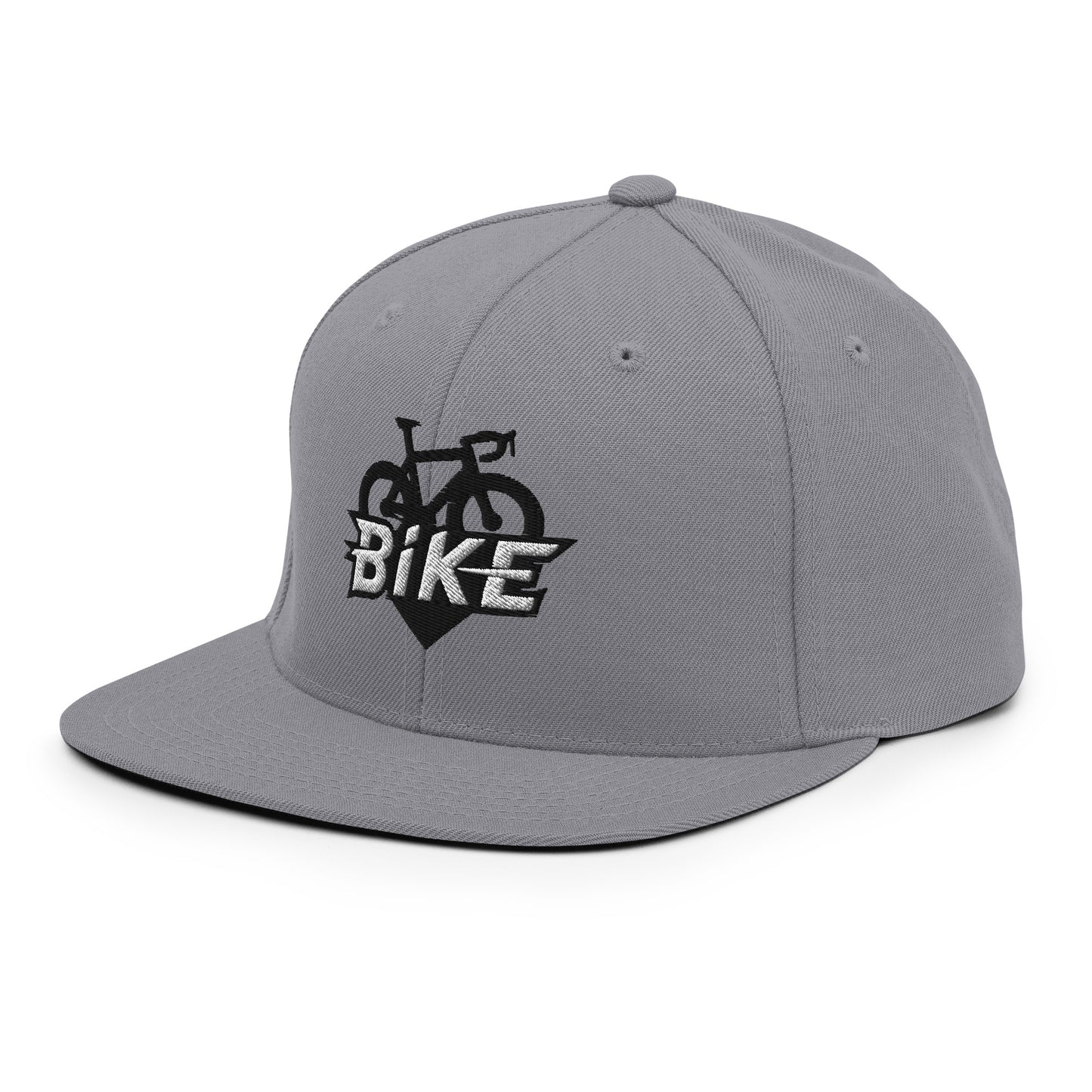 Race Bike Logo 3D Puff Embroidered Snapback Hat