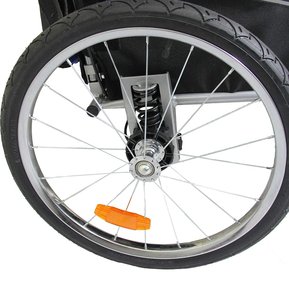 ClevrPlus Deluxe 3-in-1 Double 2 Seat Bicycle Bike Trailer 3