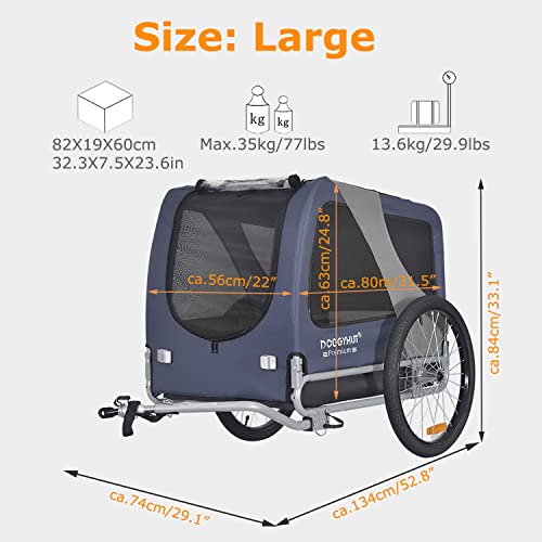 Doggyhut Premium Pet Bike Trailer Bicycle Trailer 3
