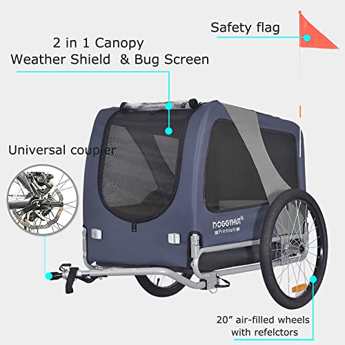 Doggyhut Premium Pet Bike Trailer Bicycle Trailer 7