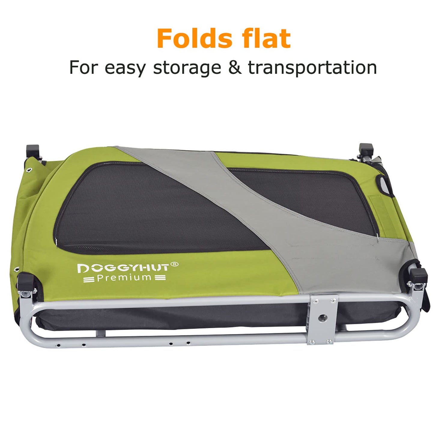 Doggyhut Premium Pet Bike Trailer & Stroller 4