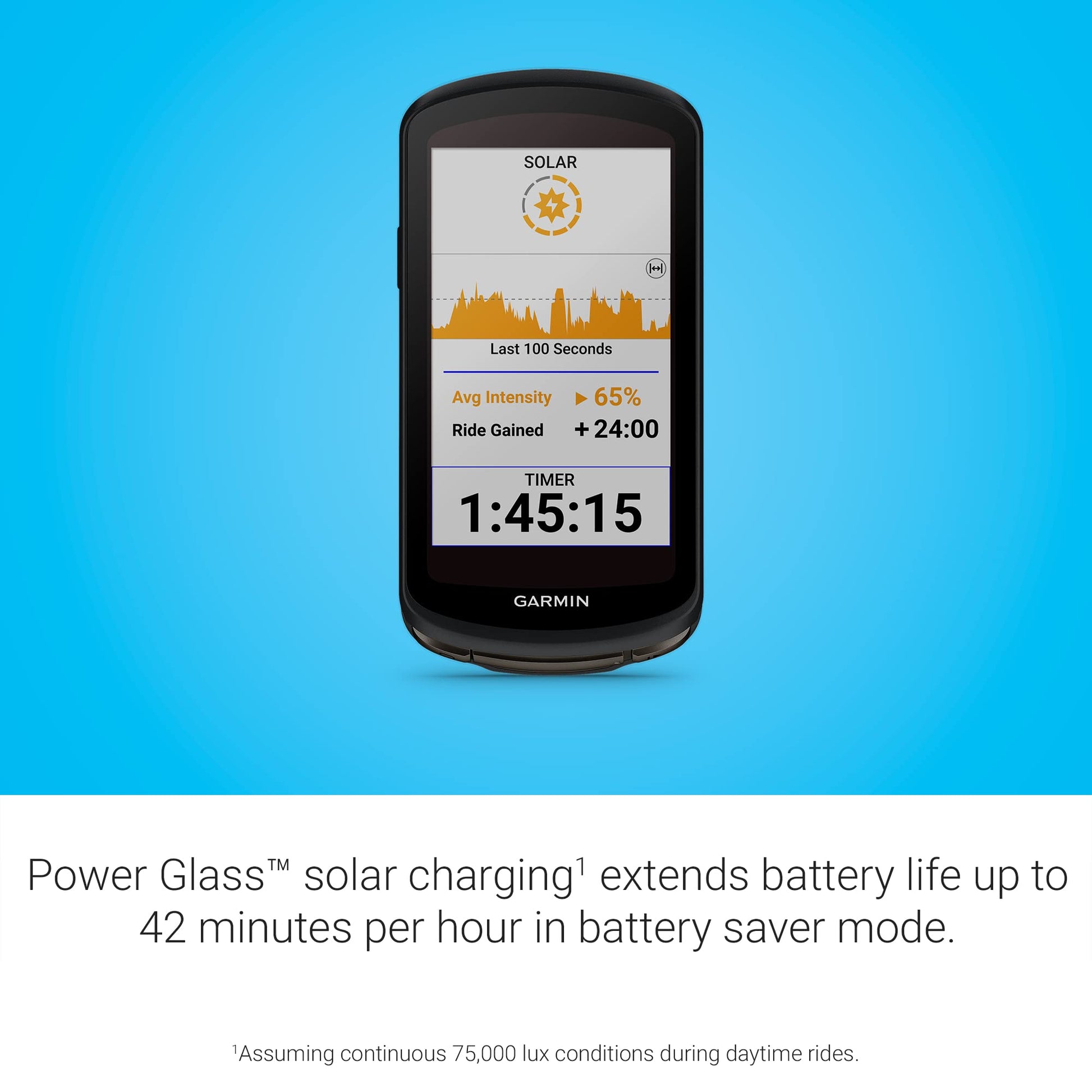 Garmin Edge® 1040 Solar, GPS Bike Computer with Solar Charging Capabilities 4
