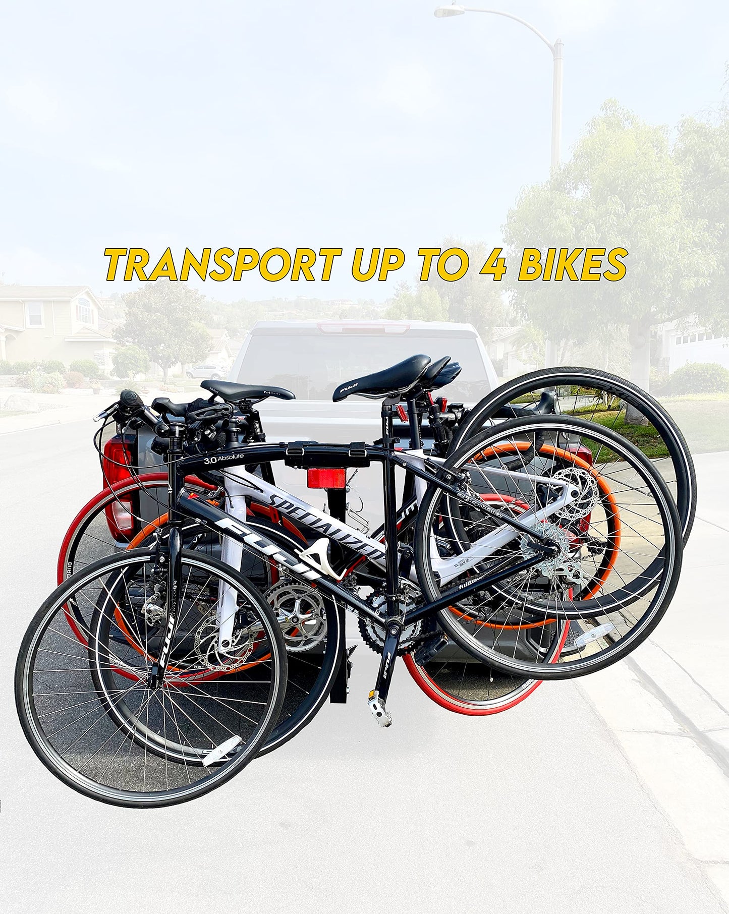 MaxxHaul 70210 Hitch Mount Bike Rack 4-Bike Rack 3