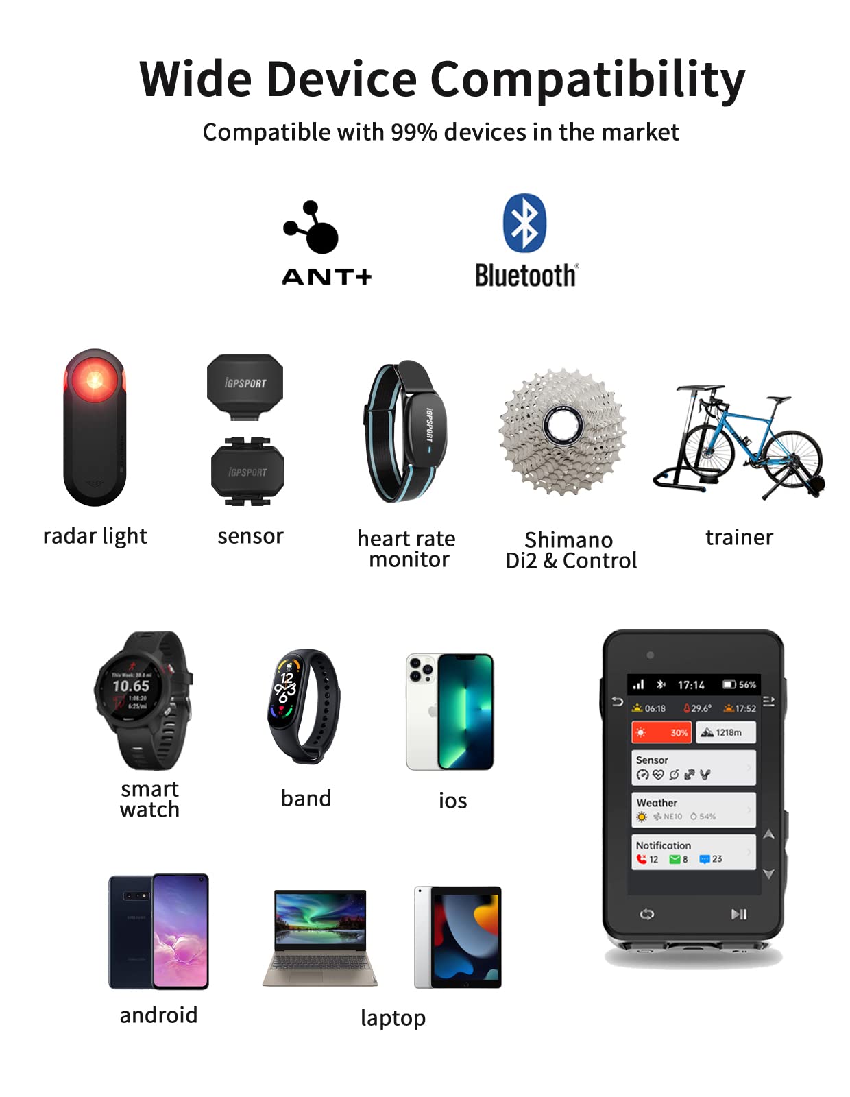 iGPSPORT iGS630 Bike Computer, Map Navigation 4
