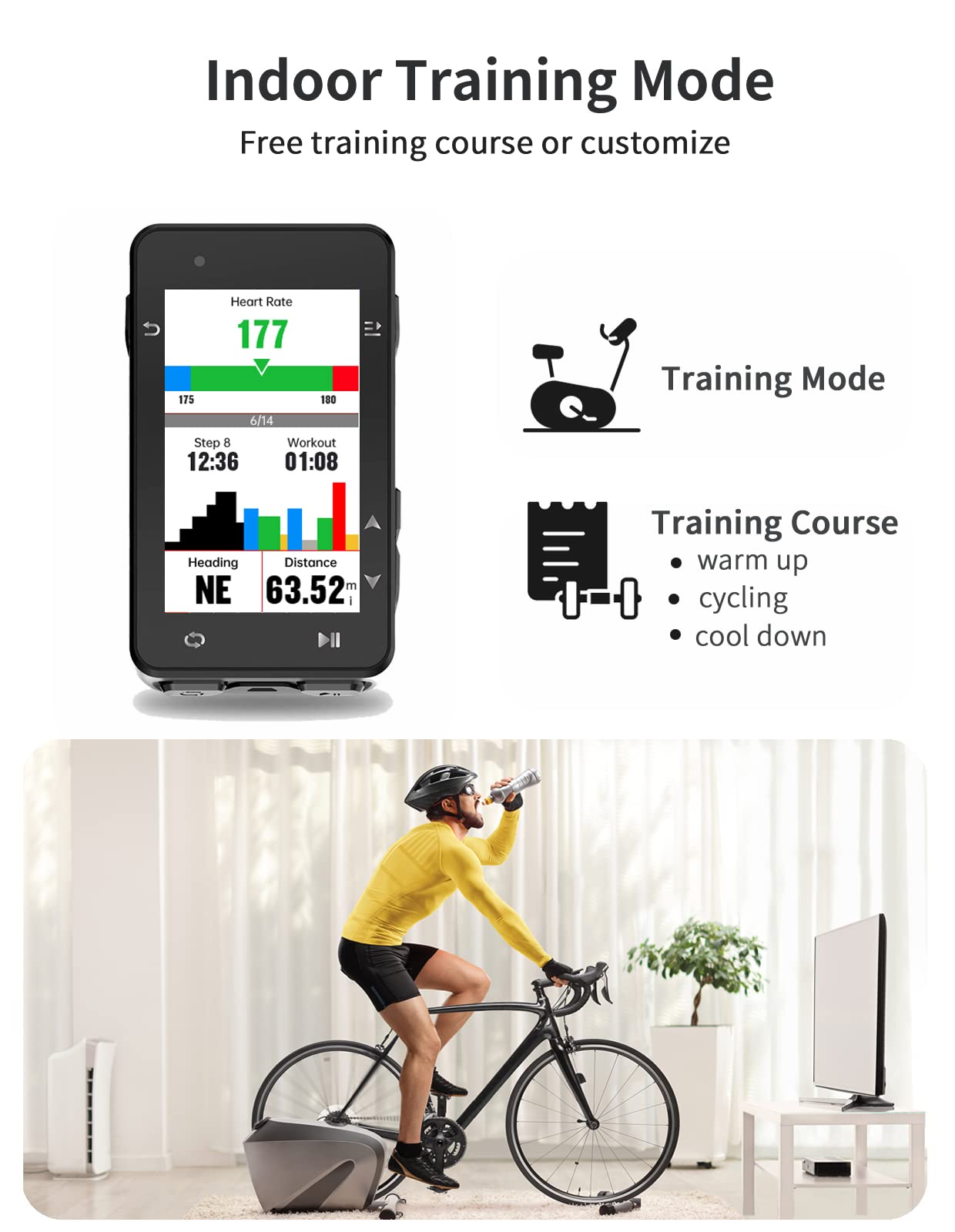 iGPSPORT iGS630 Bike Computer, Map Navigation 6