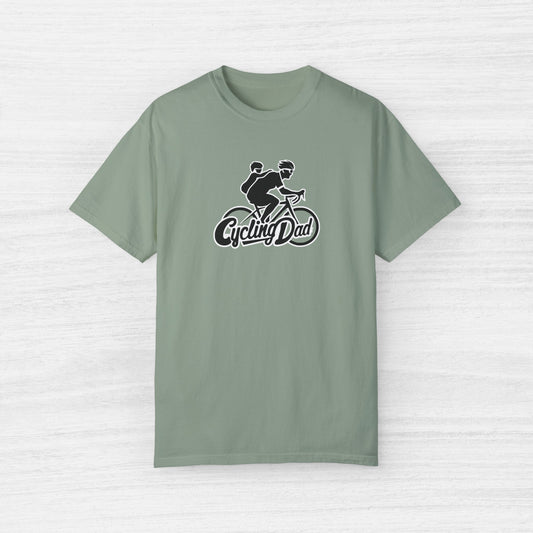 Cycling Dad and Baby T-Shirt for Men