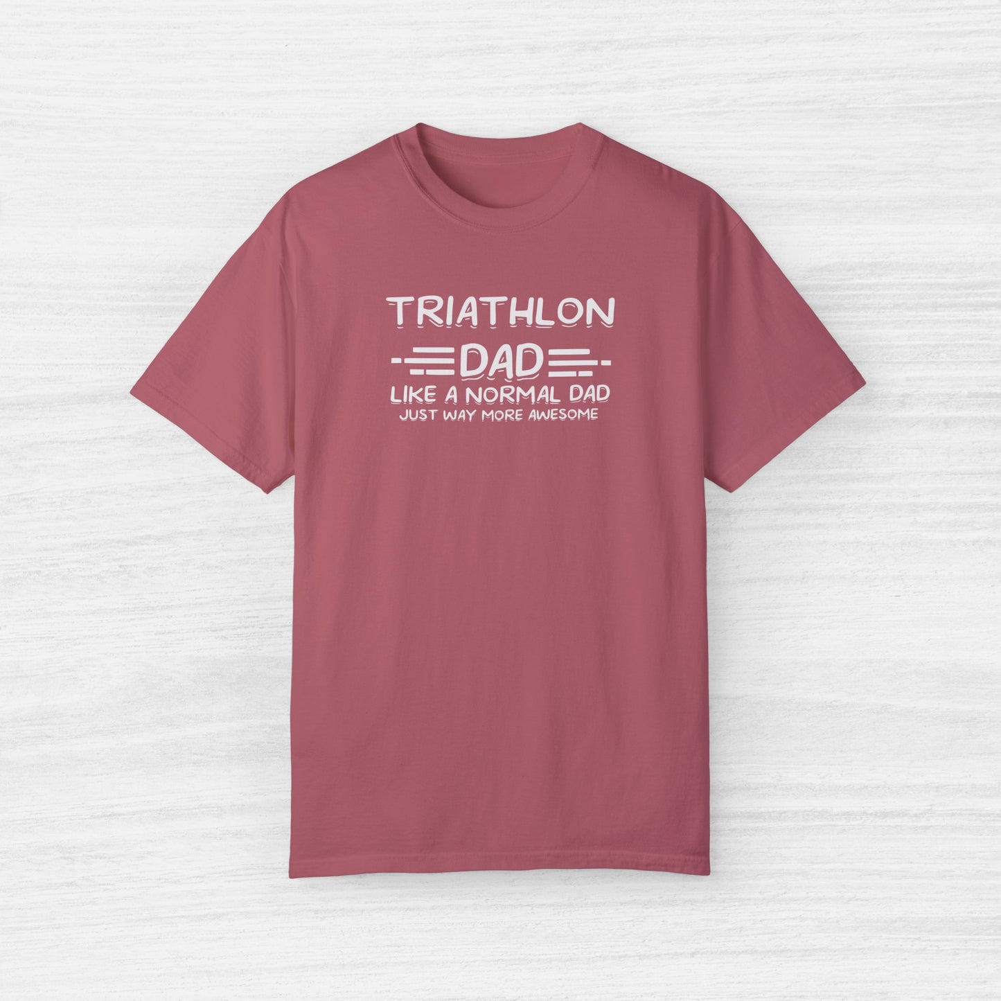 Triathlon Dad Like a Regular Dad just way more Awesome T-Shirt for Men