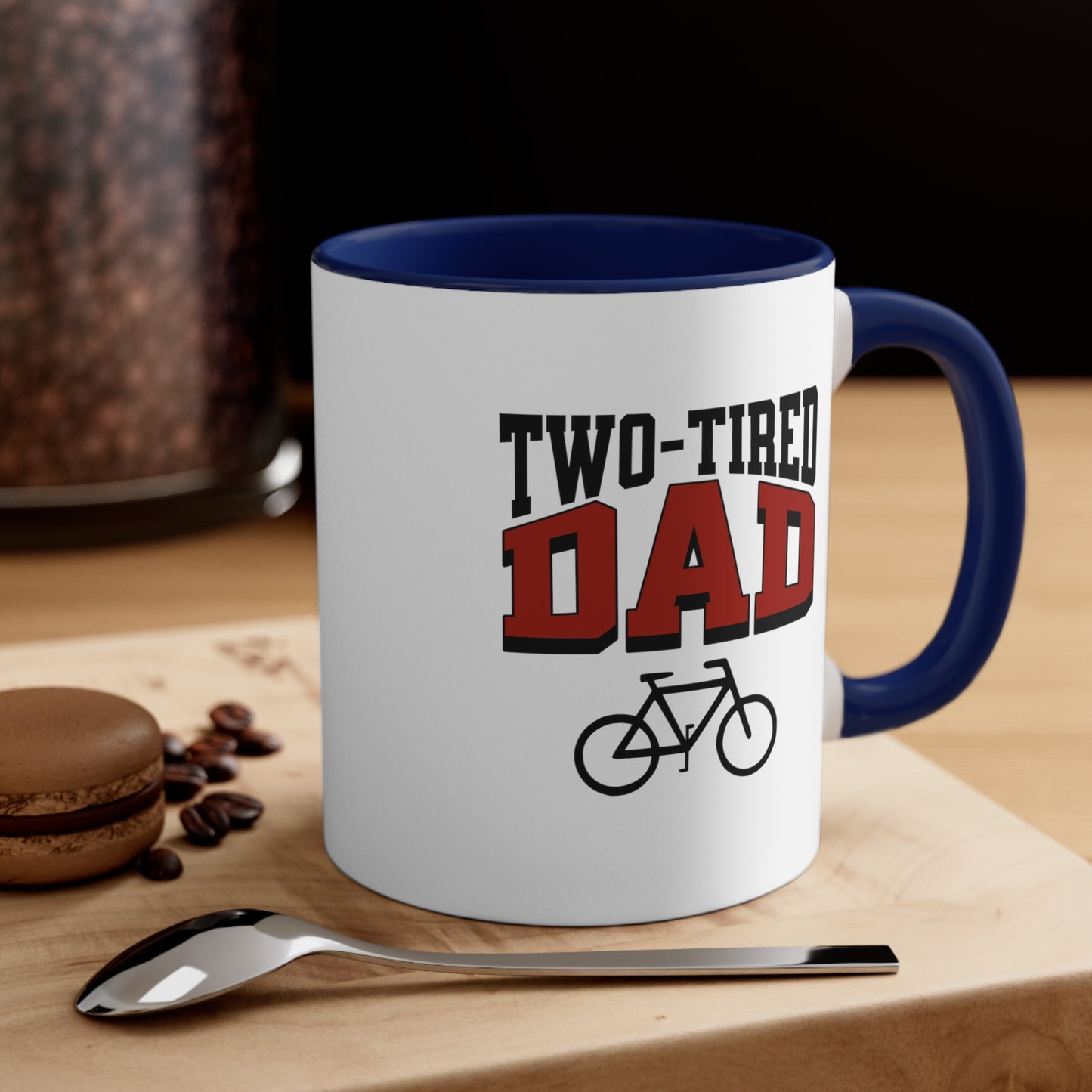 Papá dos cansados ​​- Taza de bicicleta
