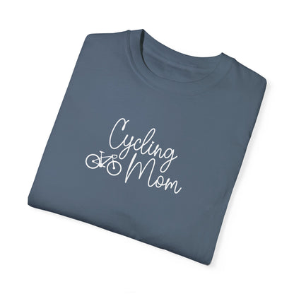 Cycling Mom and Bike T-Shirt for Women