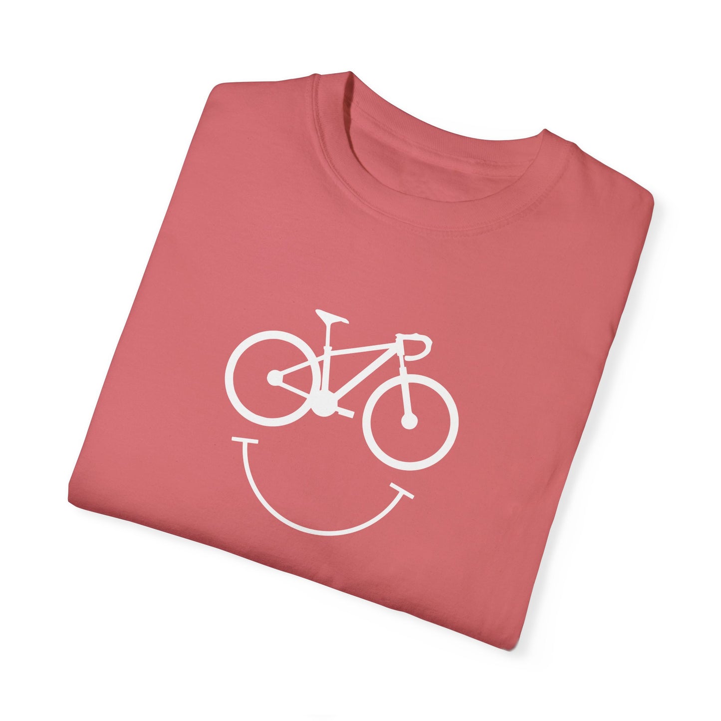 Funny Bike Happy Face T-Shirt for Women