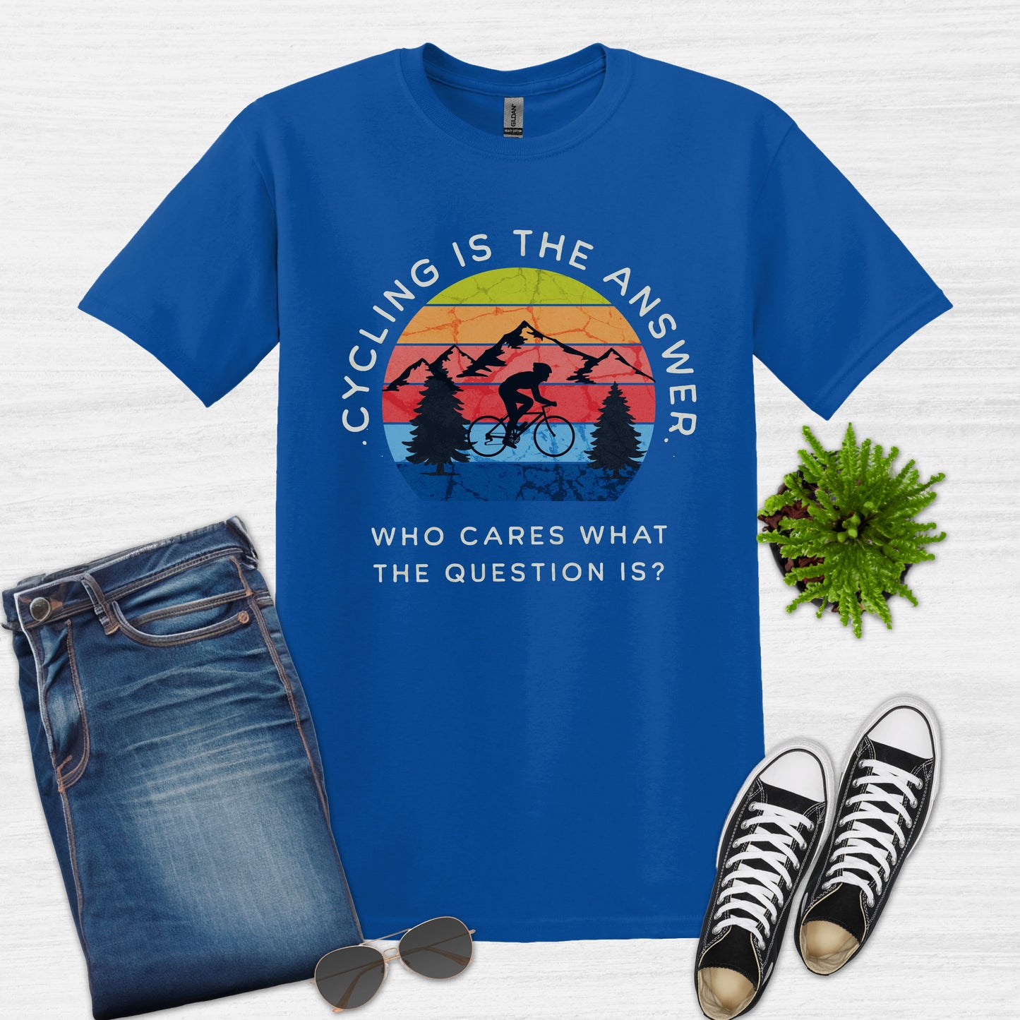 Cycling is the Answer T-Shirt