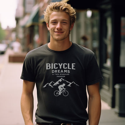 Camiseta Bicycle Dreams una pasión de dos ruedas