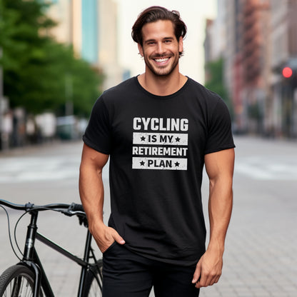 El ciclismo es mi camiseta del plan de jubilación