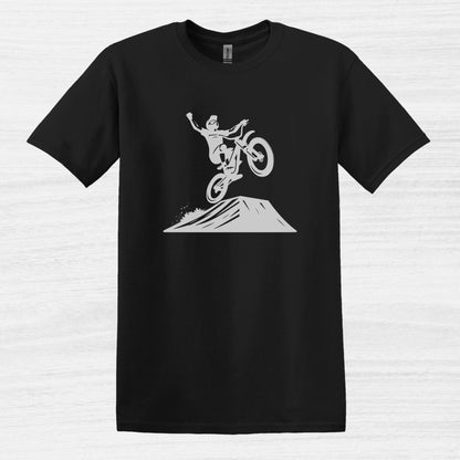 Bike Bliss BMX tee Dirt Bike Jump T-Shirt for Men Black 2