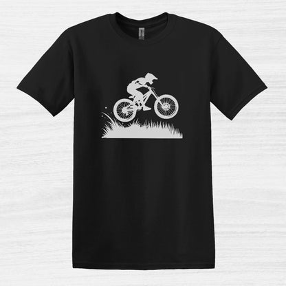 Bike Bliss Dirt Bike Jump Graphic T-Shirt for Men Black 2