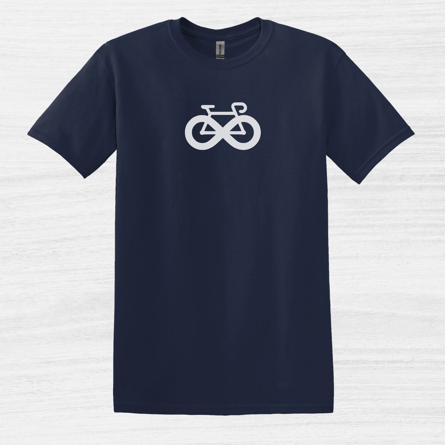 Bike Bliss Infinite Love Cycling T-Shirt for Men Size Navy 2