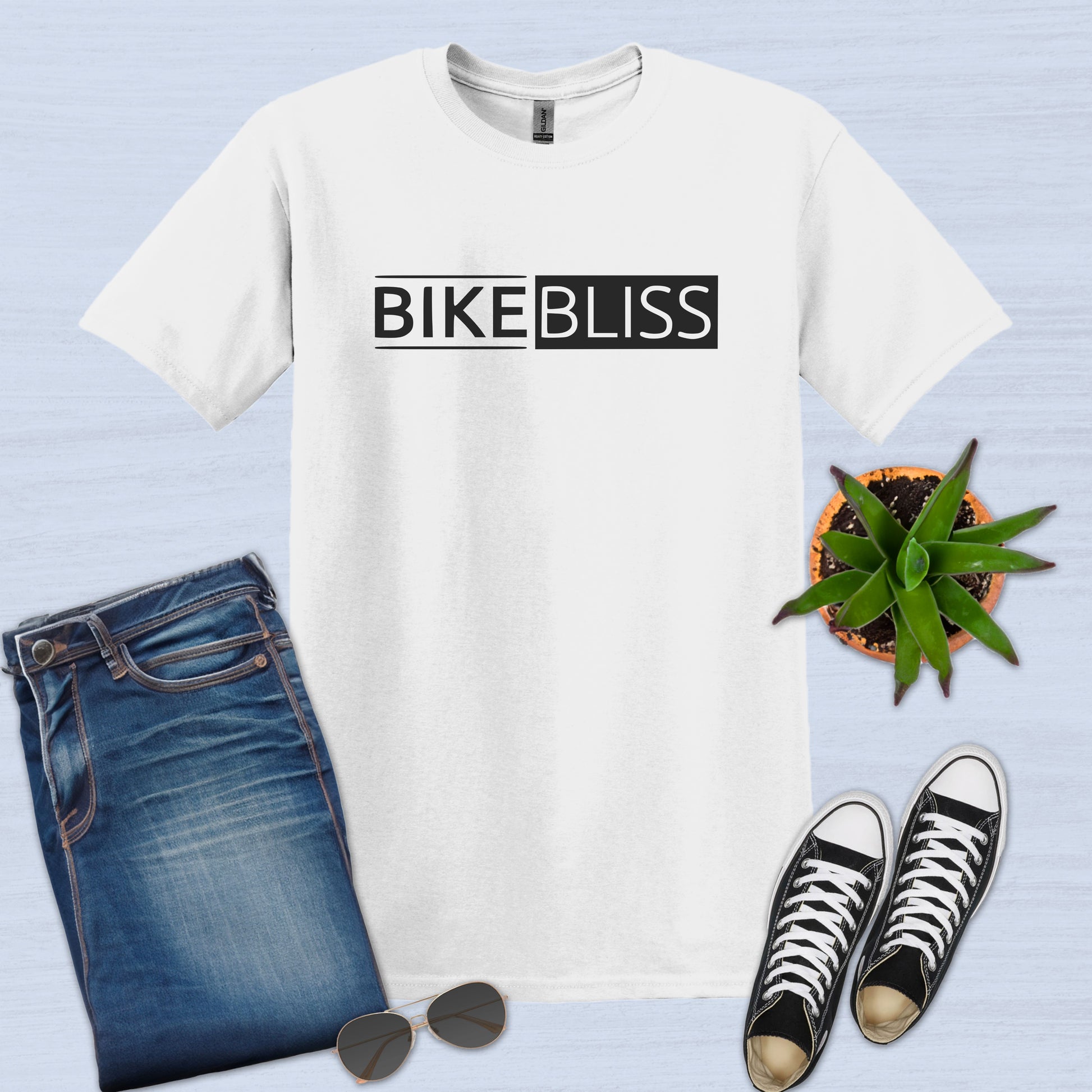 Bike Bliss Logo T-Shirt for Men 16