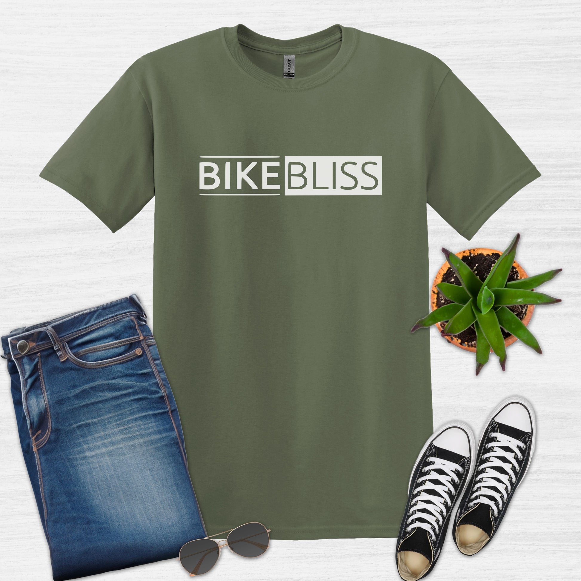 Bike Bliss Logo T-Shirt for Men 21