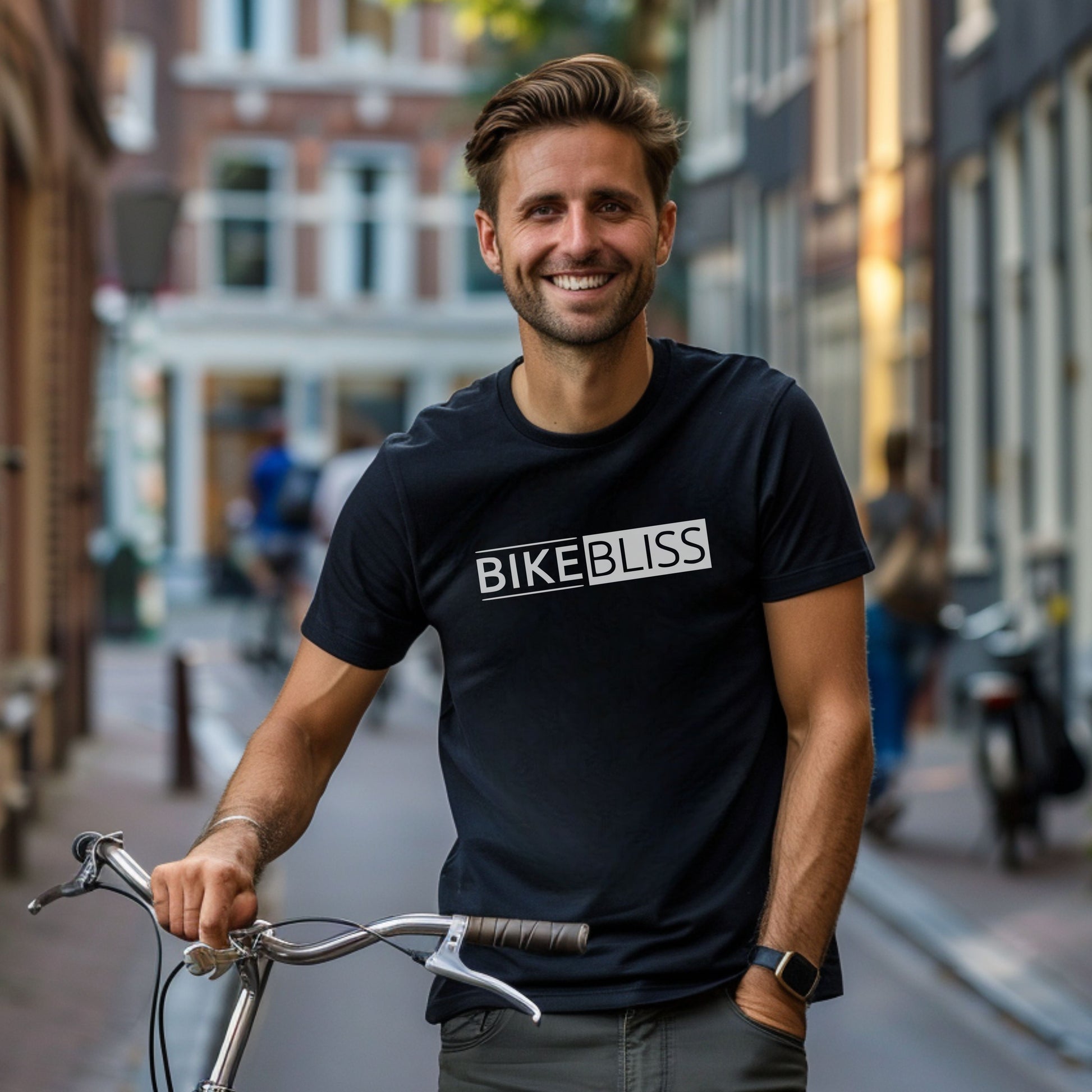 Bike Bliss Logo T-Shirt for Men 5