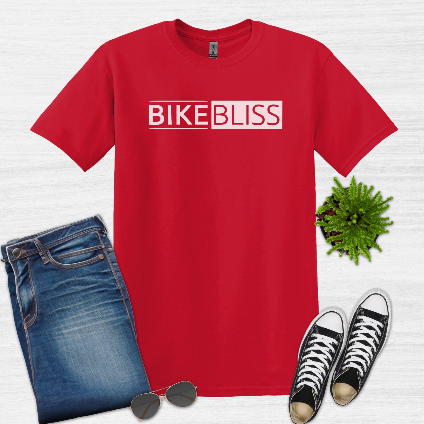 Bike Bliss Logo T-Shirt for Men 9