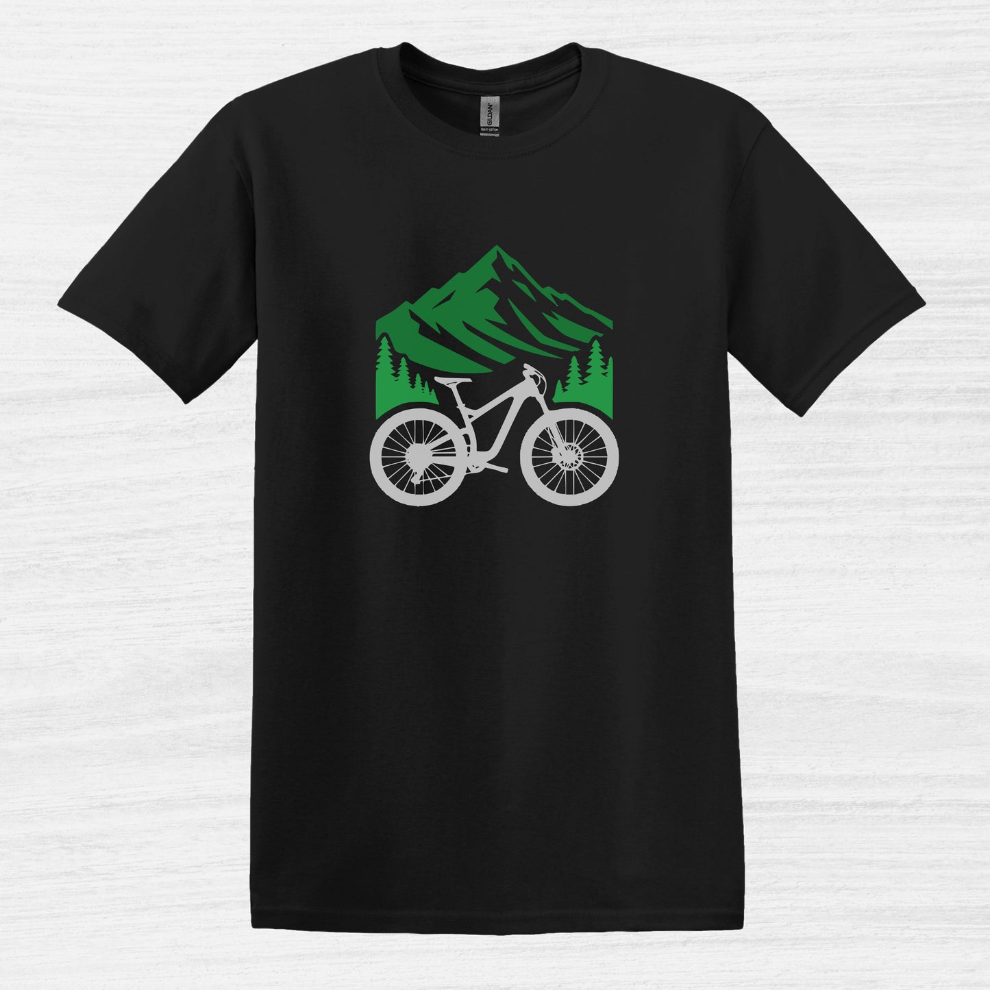 Bike Bliss MTB Mountain Bike T-Shirt for Men Black 2