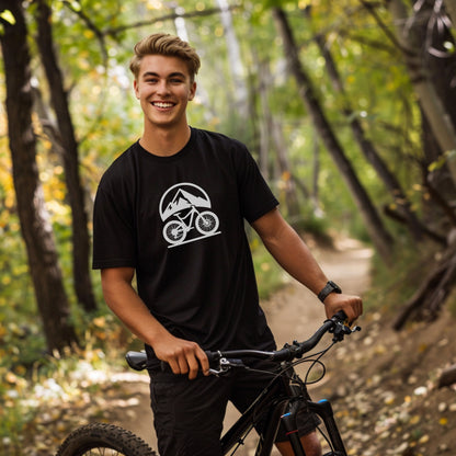 Bike Bliss Mountain Bike MTB T-Shirt Graphic outdoor for Men Model 3
