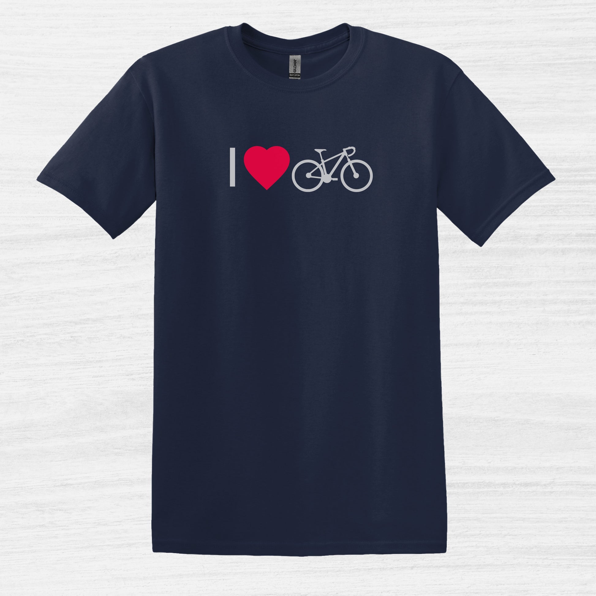 Bike Bliss Navy Bicycle Men T-Shirt I love Cycling 2