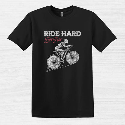 Camiseta Ride Hard Live Free Bike