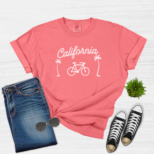 California Cycling Love T-Shirt for Women