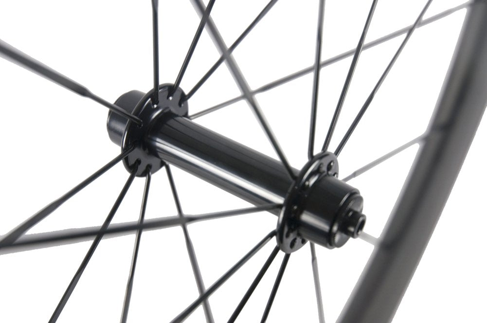 Carbon Fiber Road Bike Wheels 50mm Clincher Wheelset 700c Racing Bike Wheel 4