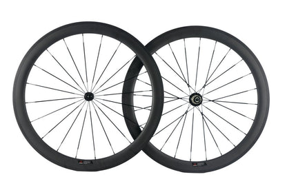 Carbon Fiber Road Bike Wheels 50mm Clincher Wheelset 700c Racing Bike Wheel 8
