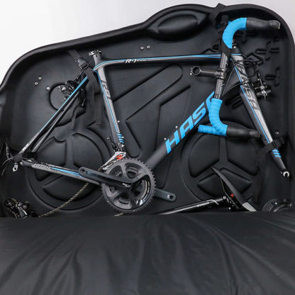 CyclingDeal Bike Travel Case - 700c Bikes - Bicycle Air Flights Travel Hard Case Box Bag EVA Material Lightweight & Durable with TSA Lock - Great for Road Bike 4