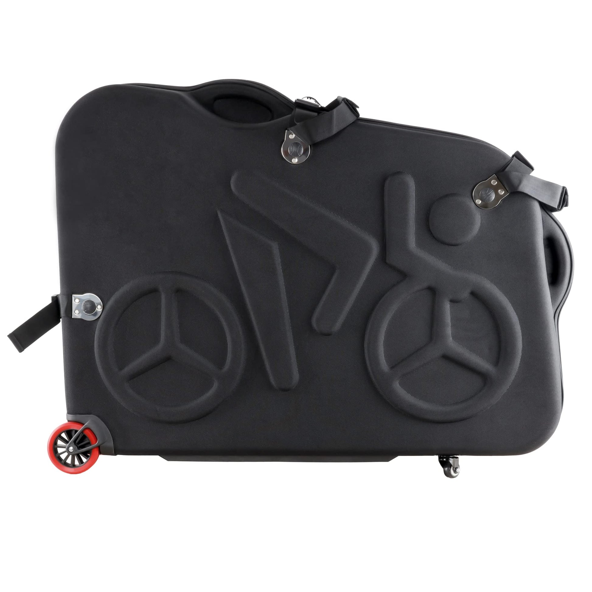 CyclingDeal Bike Travel Case - 700c Bikes - Bicycle Air Flights Travel Hard Case Box Bag EVA Material Lightweight & Durable with TSA Lock - Great for Road Bike 8