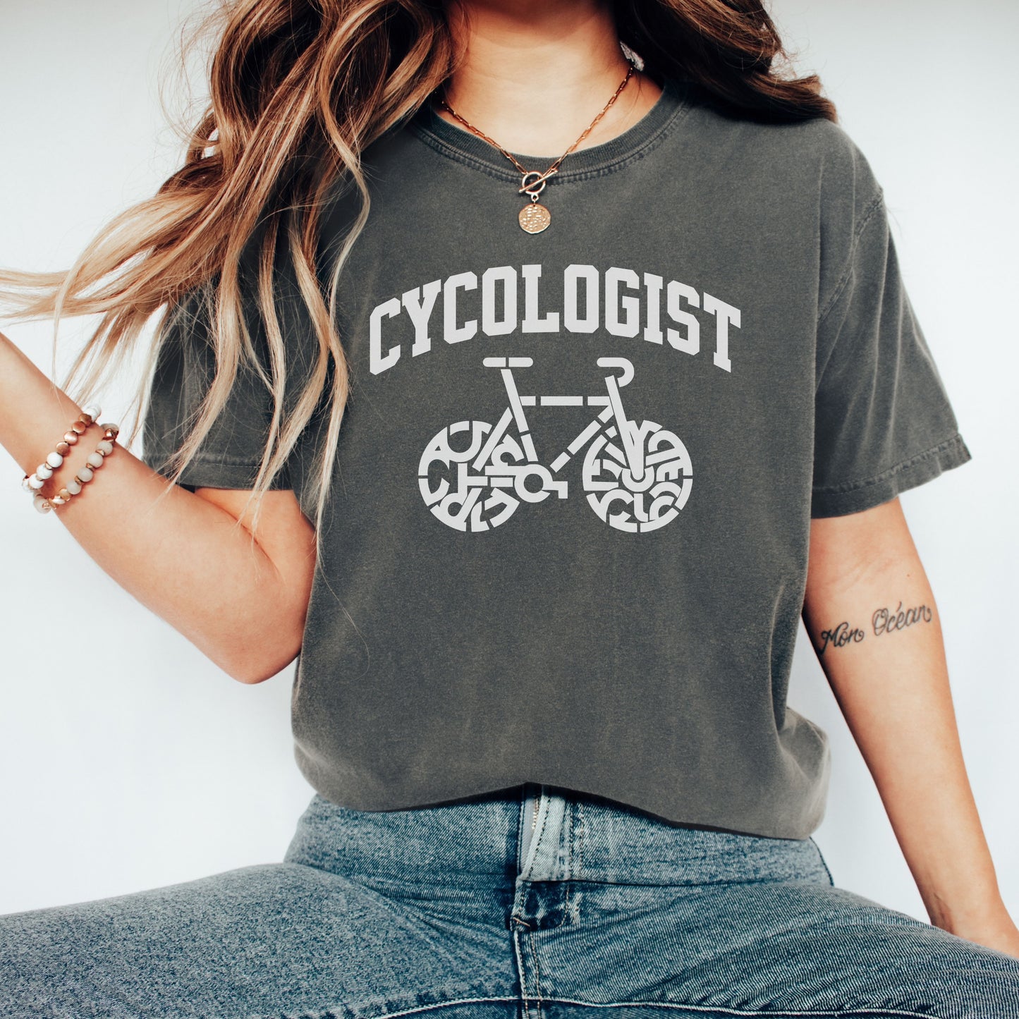 Cycologist - Camiseta de ciclismo divertida para mujer