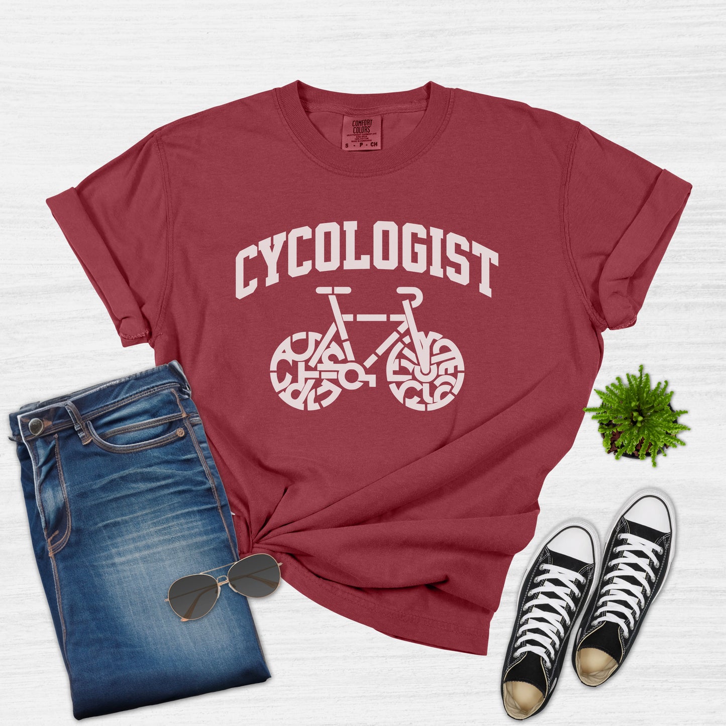 Cycologist - Camiseta de ciclismo divertida para mujer