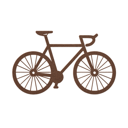 Race Bicycle Metal Sign