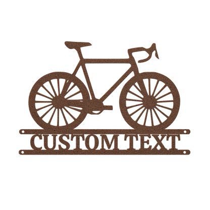 Personalized Bicycle Metal Sign Wall Art
