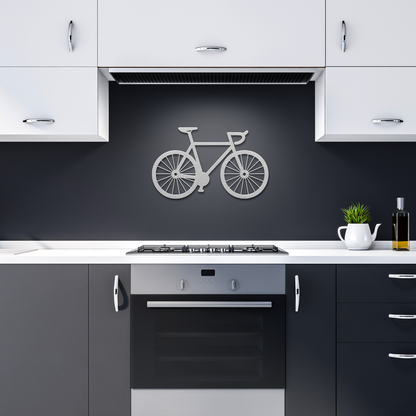 Race Bicycle Metal Sign