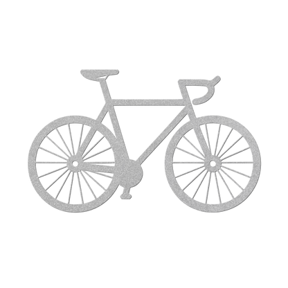 Race Bicycle Metal Sign