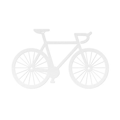 Race Bicycle Metal Sign