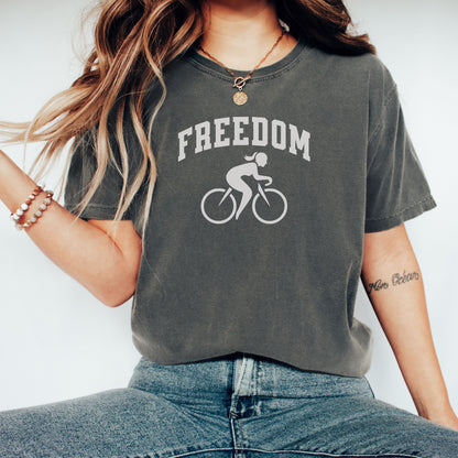 Freedom Cycling Woman T-Shirt for Women