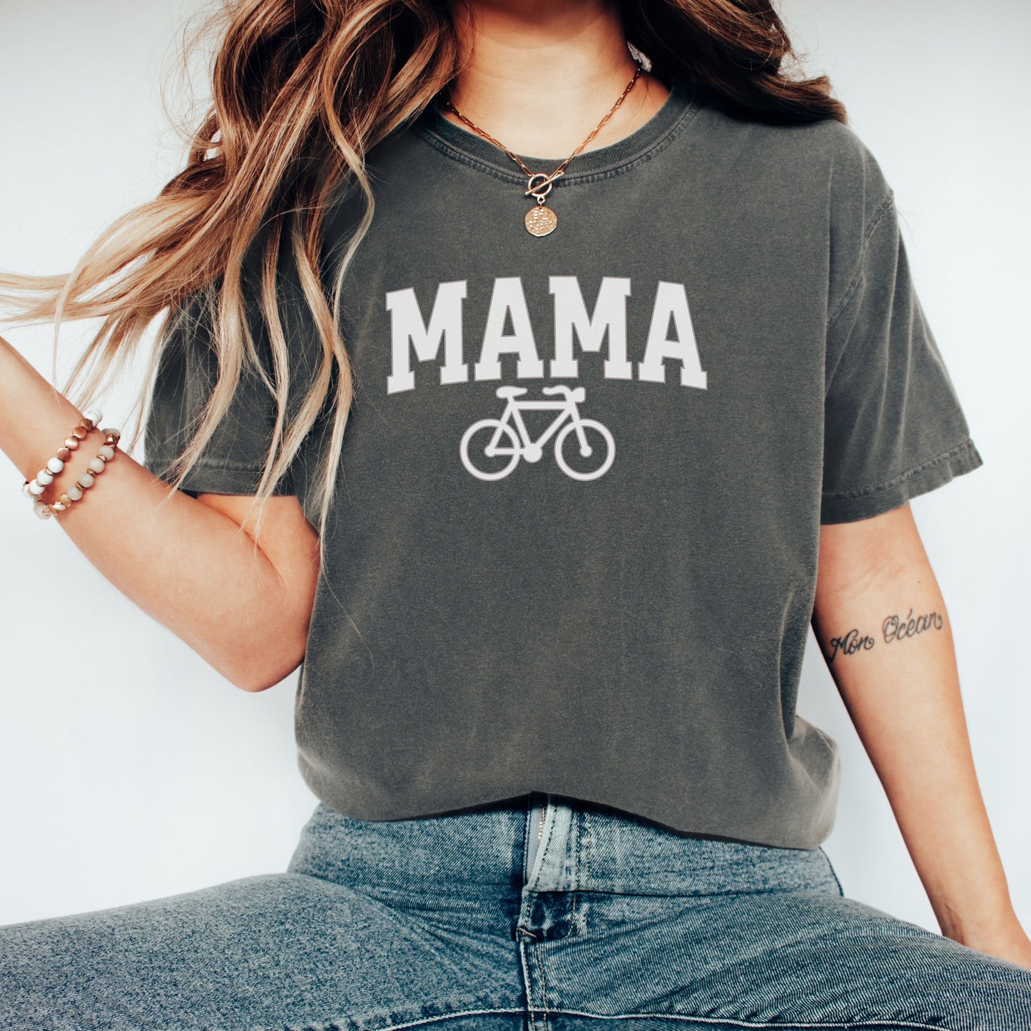 Mama Cycling Bike T-Shirt for Women