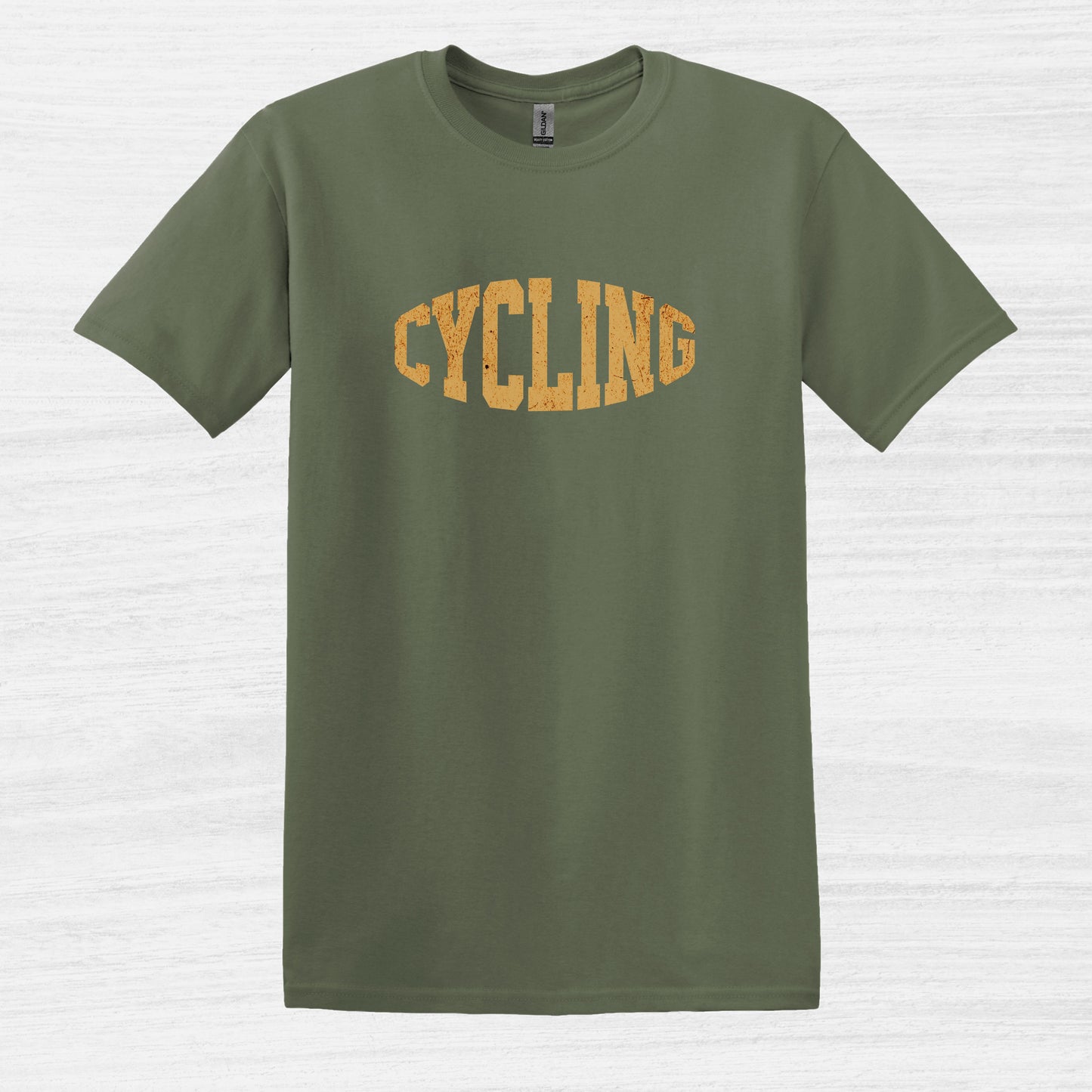 Camiseta vintage entusiasta del ciclismo