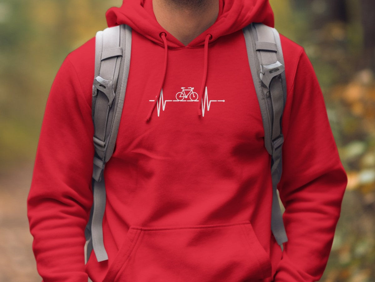 Sudadera con capucha Ciclismo Heartbeat