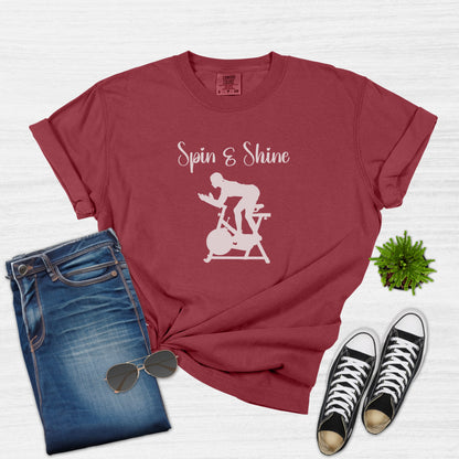 Spin and Shine Cycling T-Shirt for Women